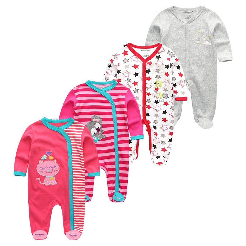 Long sleeve footed store onesies