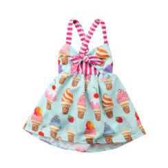 MyLoveHoney Baby Dress Ice-Cream Print